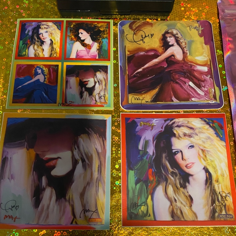 TAYLOR SWIFT PETER MAX ZED PROMOTIONAL SELLING PHOTO SET MINT + REPUTATI… - Picture 2 of 9